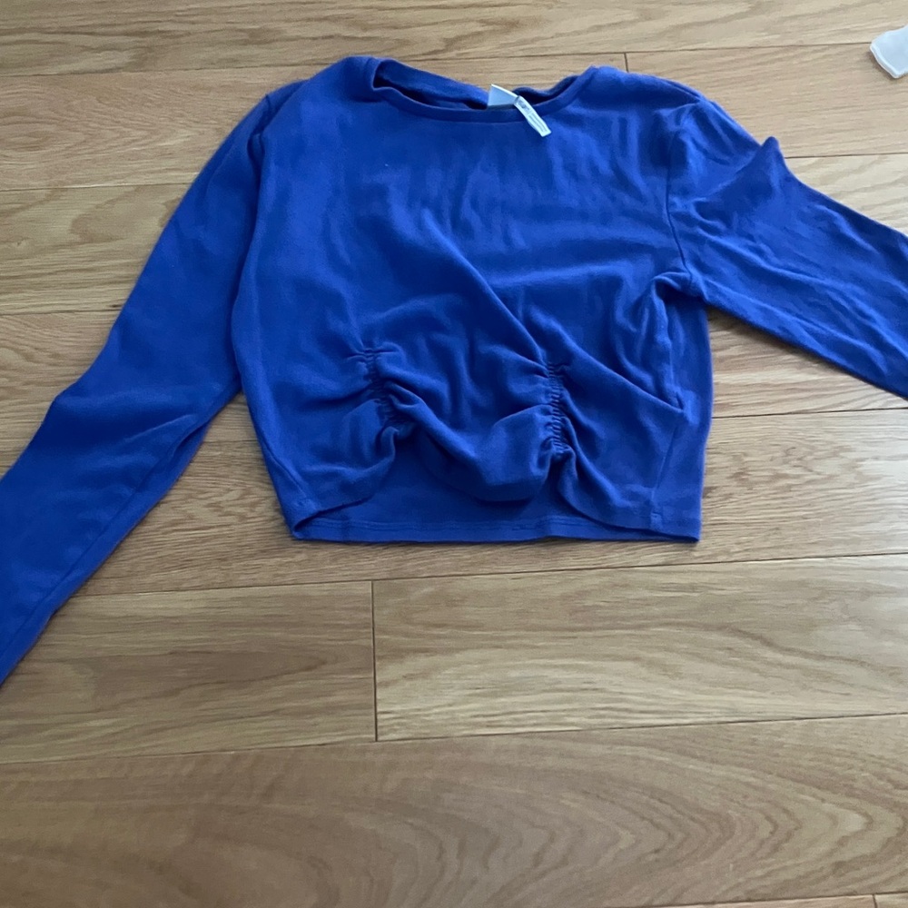Blue Long Sleeve Women's Top twix Simon’s size medium